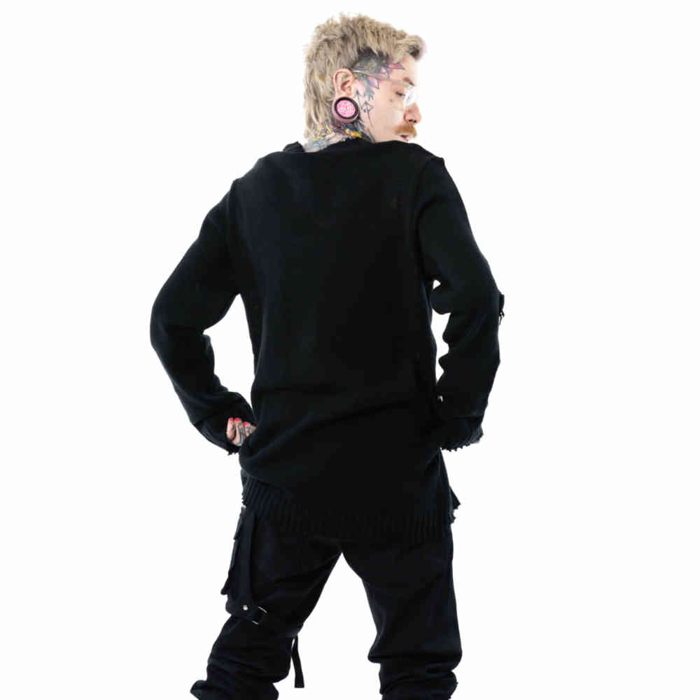 Chemical Black - Auric Pull en tricot - Noir